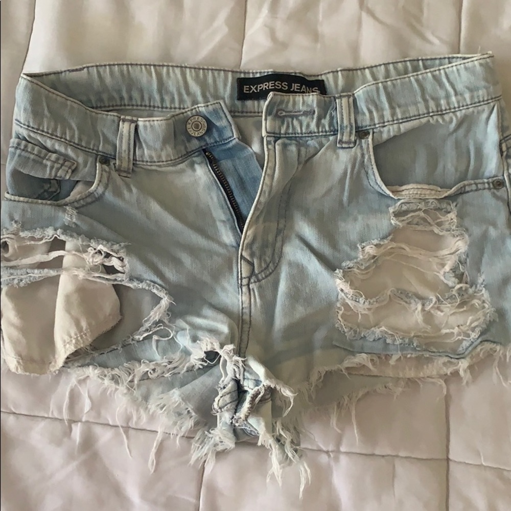 Express jean shorts